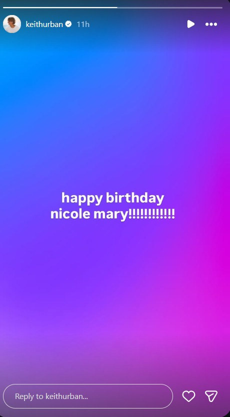 Keith Urban publicly wishes Nicole Kidman on first birthday after divorce