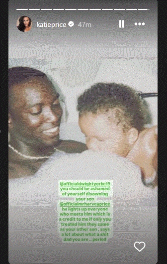 Katie Prices official Instagram acocunt