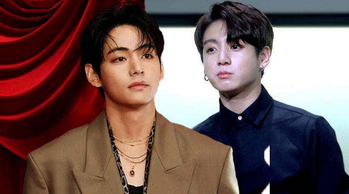 BTS V comes to Jungkook's rescue at airport: Watch