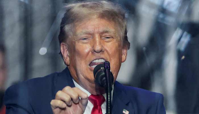 US President Donald Trump speaks at a rally to kick off the Great American State Fair in celebration of the 250th anniversary of U.S. independence on the National Mall in Washington, DC, US, June 24, 2026.— Reuters
