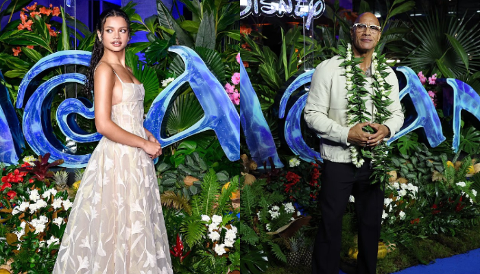 Dwayne Johnson says Moana actress is destined for Hollywood stardom