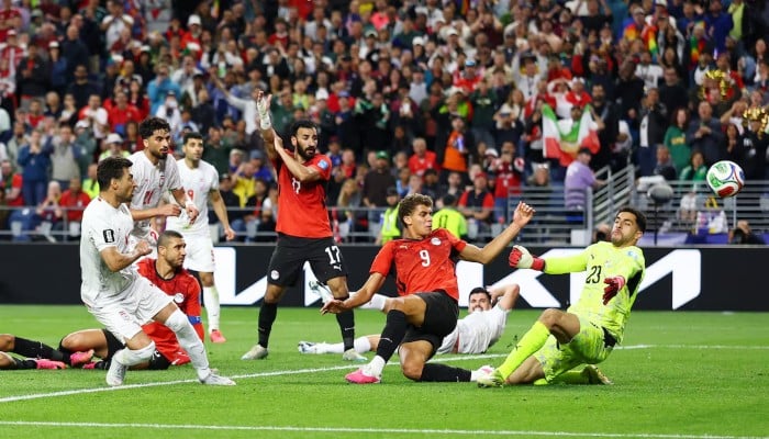 Irans Shoja Khalilzadeh celebrates scoring a goal with teammates that was later disallowed during the  Fifa World Cup 2026 Group G match against Egypt, Seattle Stadium, Seattle, Washington, US, June 26, 2026. — Reuters