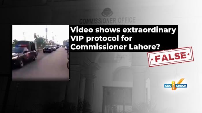 Fact-check: Old Muharram security march falsely shared as VIP protocol for Lahore commissioner
