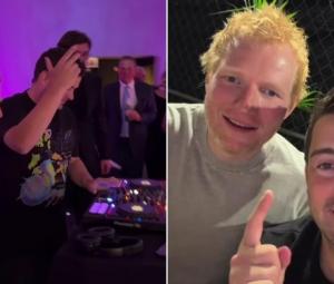 Ed Sheeran and Martin Garrix crash fan's wedding with surprise performance