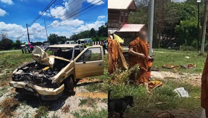 9 Buddhist monks killed in Thailand as 11-year-old driver crashes pickup into procession