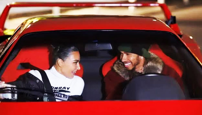 Lewis Hamilton credits Kim Kardashian for his happiness