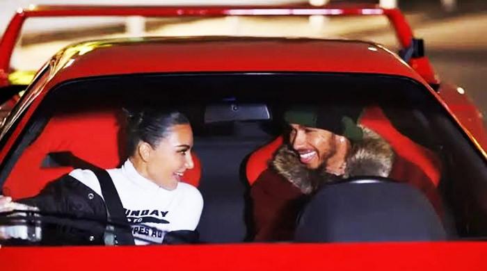 Lewis Hamilton credits Kim Kardashian for his happiness