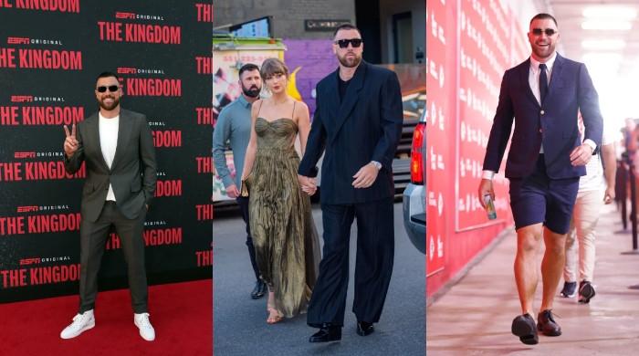 Travis Kelce's other Taylor just hijacks his wardrobe: Swift can't stop