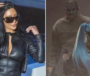  Kim Kardashian shares video of Kanye West performing with daughter North