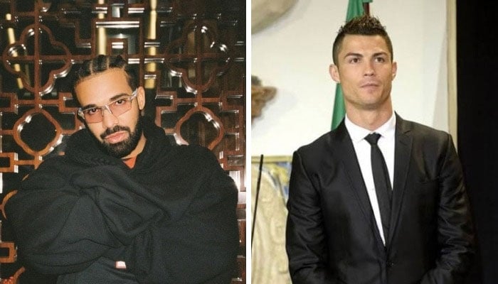 Drake gets confident about his height during meeting with Cristiano Ronaldo