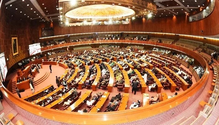 A view of the National Assembly. — X/@NAofPakistan/File