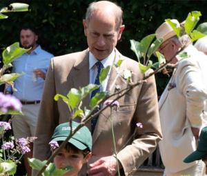 Duchess Sophie's love of gardening is rubbing off on Prince Edward