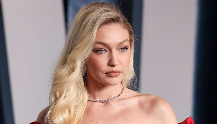 Gigi Hadid stuns in pink at Taylor Swift, Travis Kelce’s wedding
