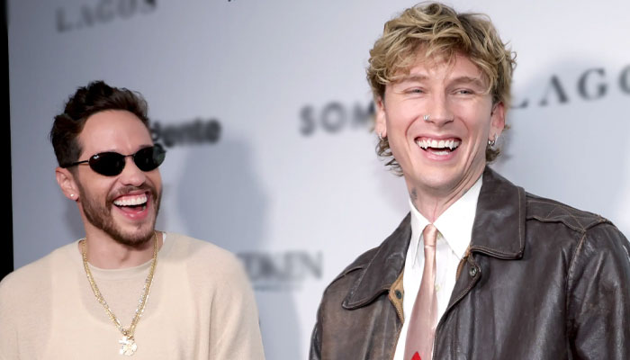 Girl dads MGK, Pete Davidson take time off for boys’ hangout