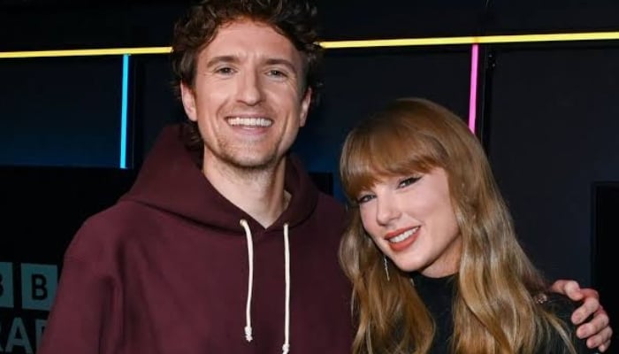 Greg James revealed that he was present at Taylor Swift and Travis Kelces wedding