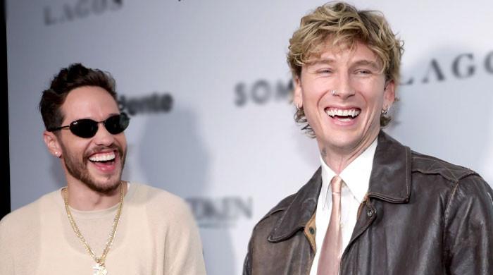 Girl dads MGK, Pete Davidson take time off for boys' hangout