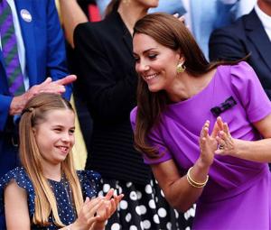 Princess Charlotte had the sweetest reaction to meeting her tennis hero