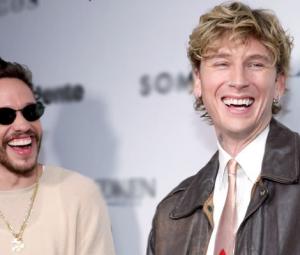 Girl dads MGK, Pete Davidson take time off for boys' hangout