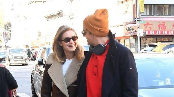 Gigi Hadid, Bradley Cooper seen leaving Taylor Swift, Travis Kelce wedding