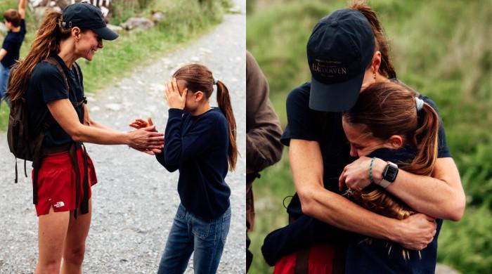 Princess Charlotte bursts into tears as Princess Kate safely returns