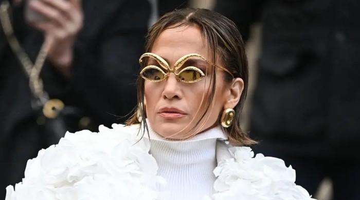 Jennifer Lopez returns from Taylor Swift wedding in signature diva style