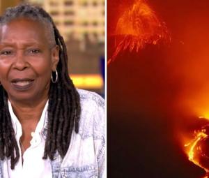 Whoopi Goldberg stranded in Italy amid volcano eruption