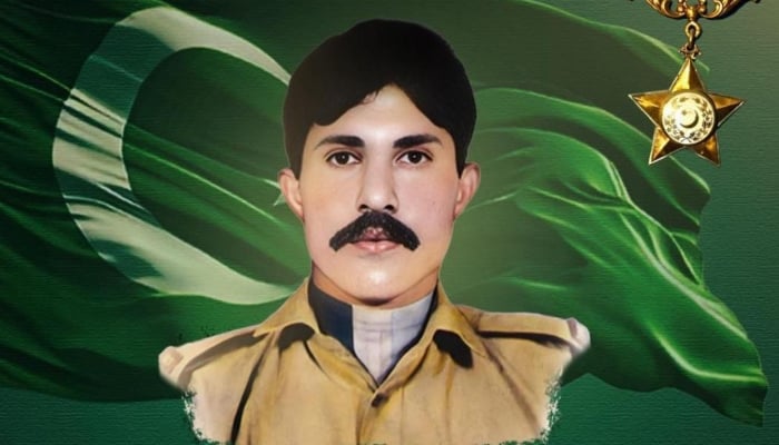 Havildar Lalak Jan Shaheed, Nishan-e-Haider. — ISPR/File
