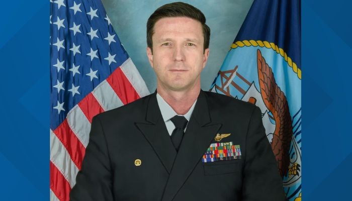 Cdr. Edwards took command of his squadron, the HSC-5 Nightdippers in July 2025