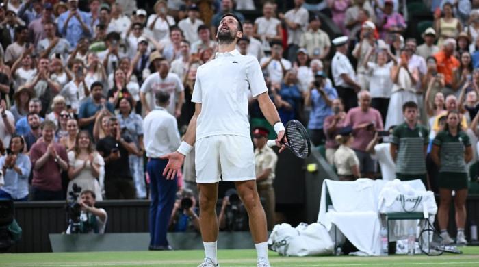 Djokovic outlasts Auger-Aliassime in five-hour battle, cruises into semi