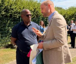 Prince William finds a cause for celebration as Harry pushes Invictus forward