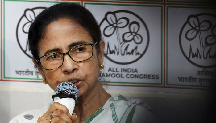 West Bengal Chief Minister Mamata Banerjee, leader of Trinamool Congress (TMC), speaks during a press conference. — Reuters