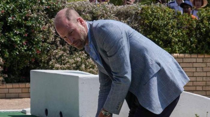 Prince William suffers  'whoops' moment after hearing fishermen's concerns
