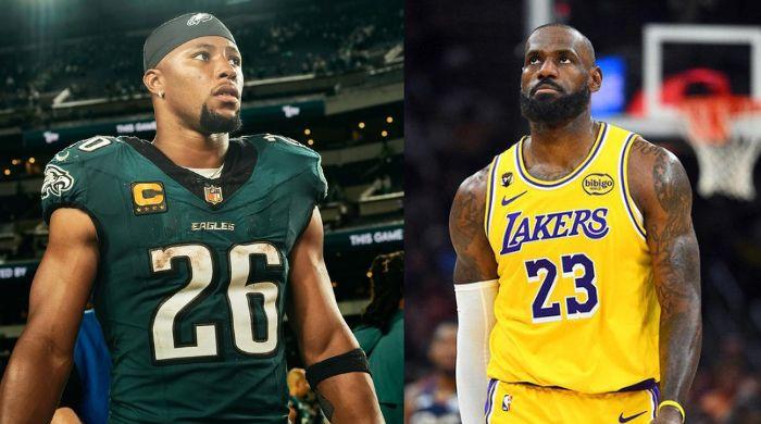 Saquon Barkley pitches Lebron James to join Philly title bid: 'you'd be remembered'