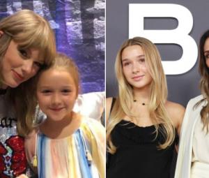 Taylor Swift makes surprise appearance in Harper Beckham's birthday wish