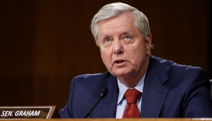 US Senator Lindsey Graham (R-SC) speaks during a Senate Appropriations Committee hearing on the defence departments budget request on Capitol Hill in Washington, US, June 17, 2021. — Reuters