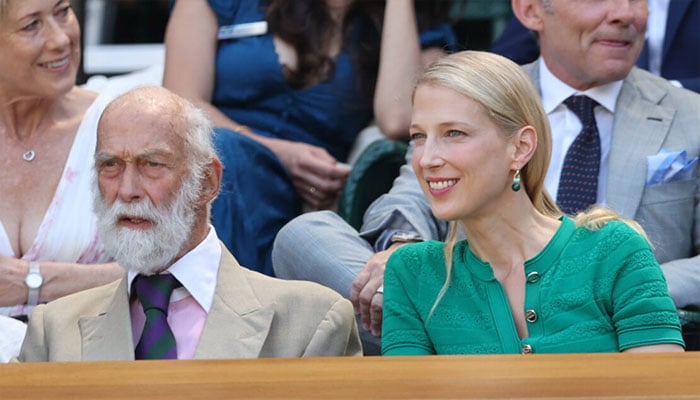 Lord Frederick steps in to help Prince Michael of Kent at Wimbledon Final