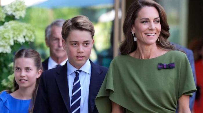 Kate Middleton leads family at Wimbledon, Prince William follows