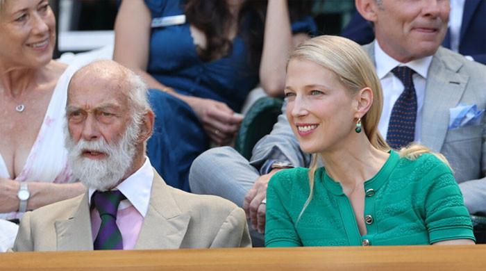 Lord Frederick steps in to help Prince Michael of Kent at Wimbledon Final