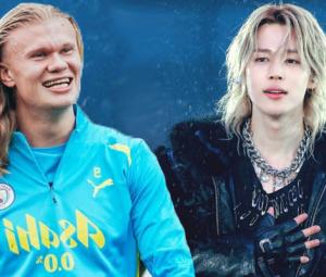 Jimin recreates Erling Haaland's iconic walk during BTS concert
