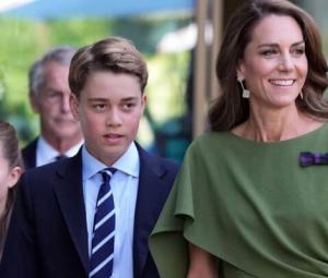 Kate Middleton leads family at Wimbledon, Prince William follows