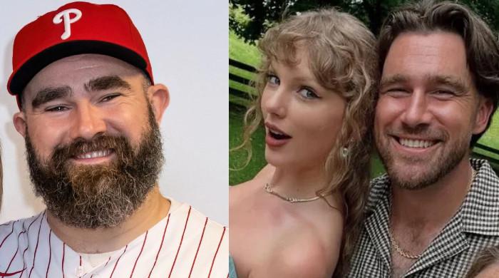 Taylor Swift's brother-in-law Jason Kelce shares glimpse into MSG wedding