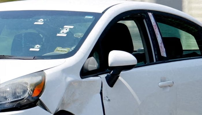 Vehicles involved in a shooting incident involving US Immigration and Customs Enforcement (Ice) are towed from the scene in Biddeford, Maine, US, July 13, 2026. — Reuters