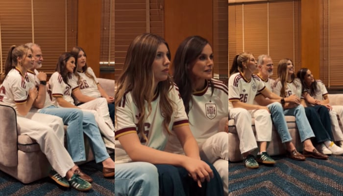 Princess Leonor, Infanta Sofía join parents to celebrate Spains big win