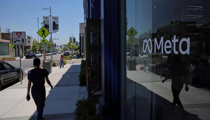 A woman walks by the Meta Lab in Los Angeles, California, US, May 20, 2026. — Reuters