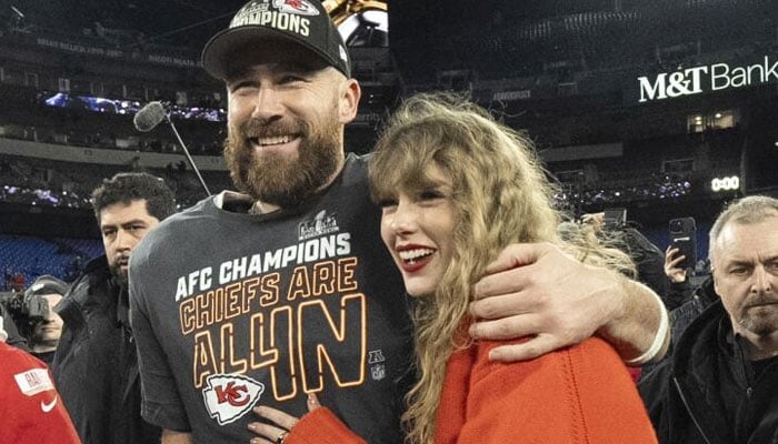 Taylor Swift and Travis Kelce recently made first appearance with their new fur baby