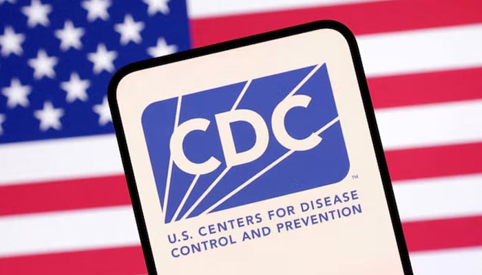 The US Centres for Disease Control and Preventions logo and a US flag are seen in this illustration created on April 23, 2025. — Reuters
