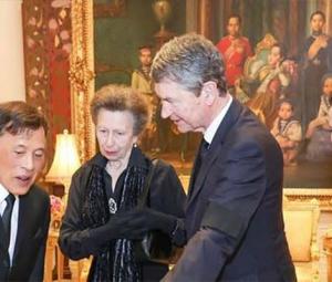 Princess Anne meets Thai King before sharing football message in Bangkok