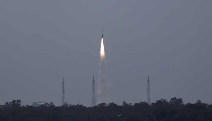 Indian space startup Skyroot Aerospace launched its Vikram-1 rocket, marking the first attempt by an Indian private company to place a satellite in orbit, from the Satish Dhawan Space Centre in Sriharikota, Andhra Pradesh, India, July 18, 2026.— Reuters