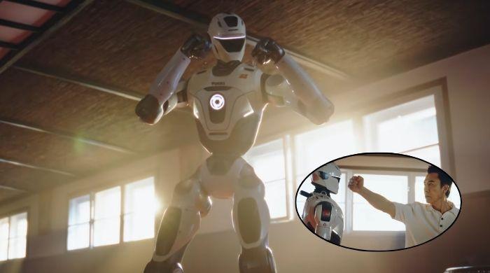 Watch: China hosts world's first humanoid robot MMA tournament