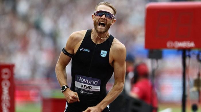 Britain's Kerr sets new world record in men's mile